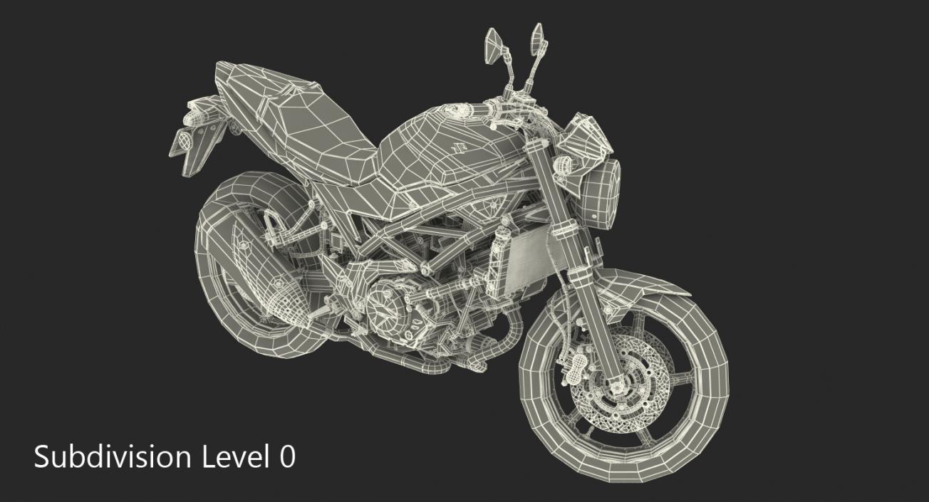 3D model Sport Bike Generic Rigged