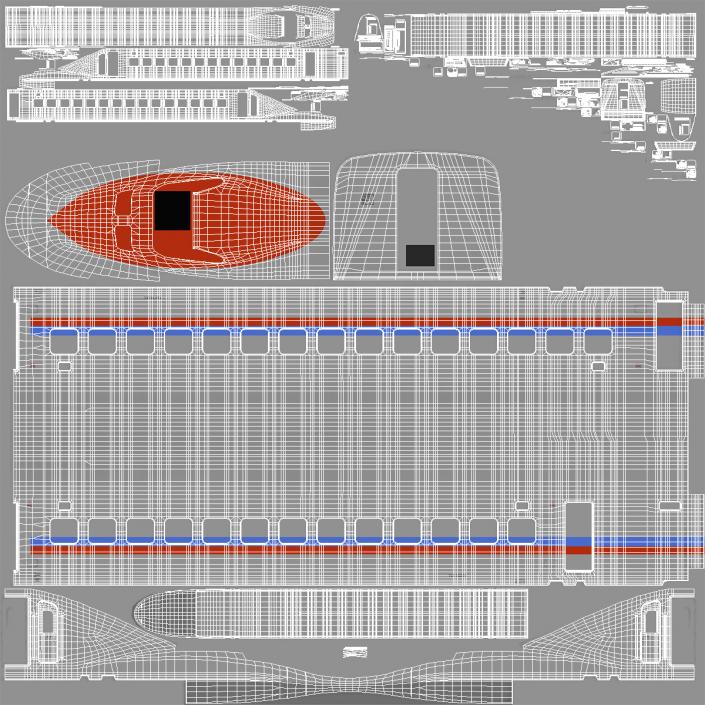 3D Speed Train Generic 2