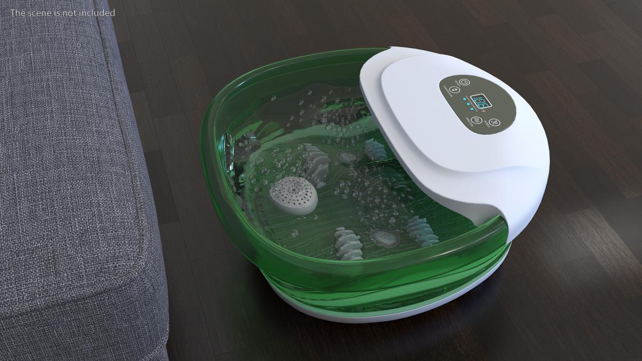 Foot Bath Massager with Water 3D model