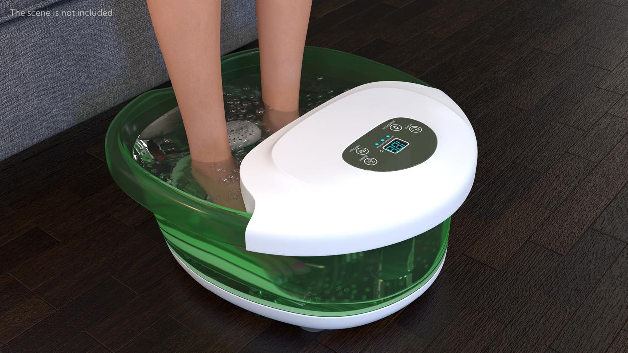 Foot Bath Massager with Water 3D model