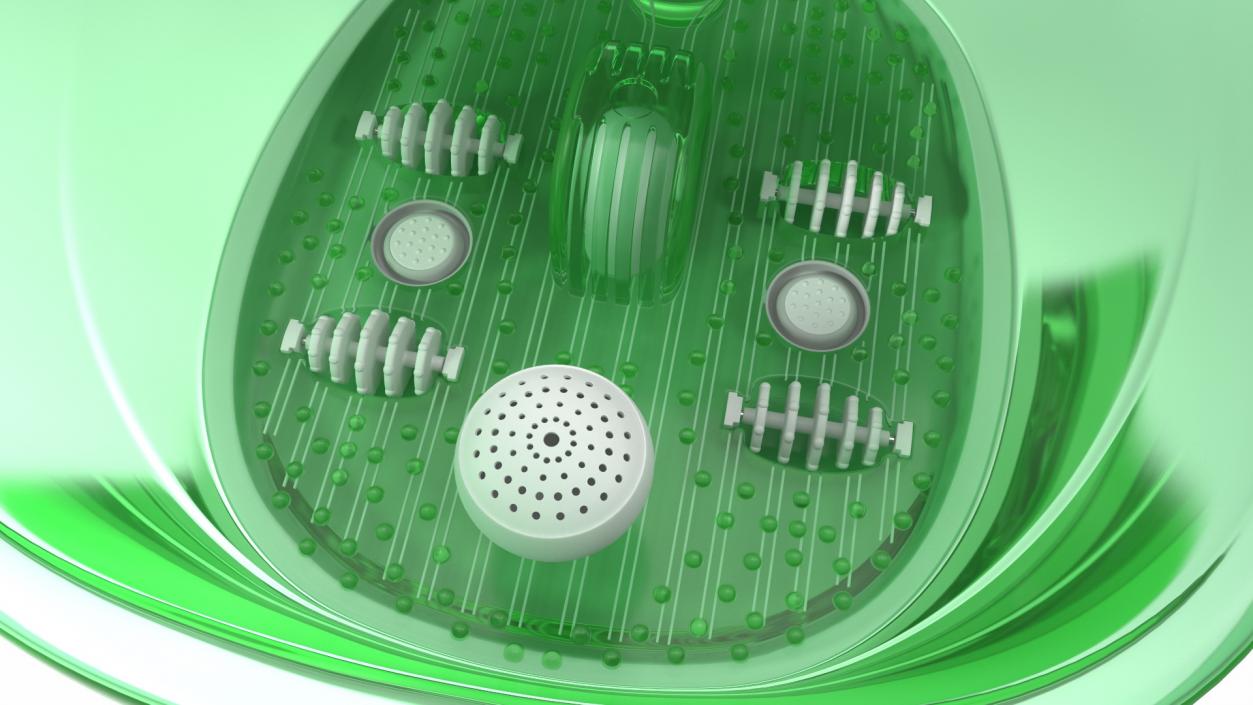 Foot Bath Massager with Water 3D model