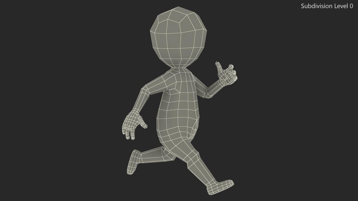 3D Running Stickman