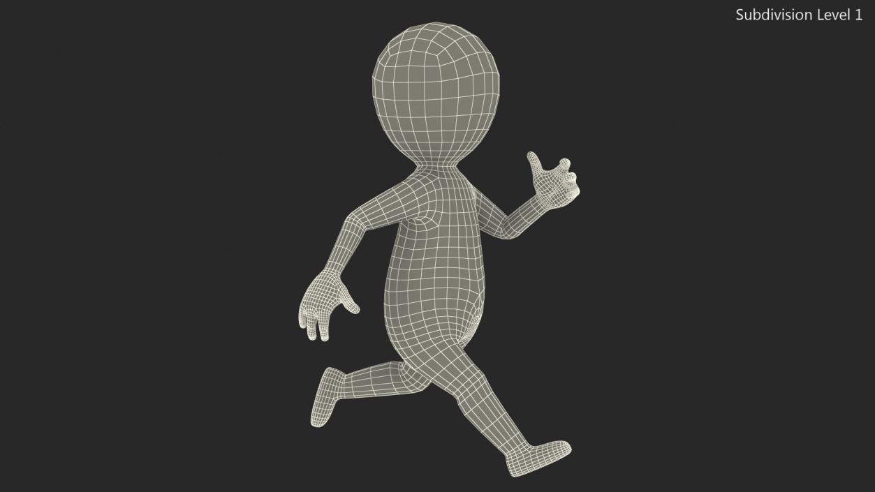 3D Running Stickman