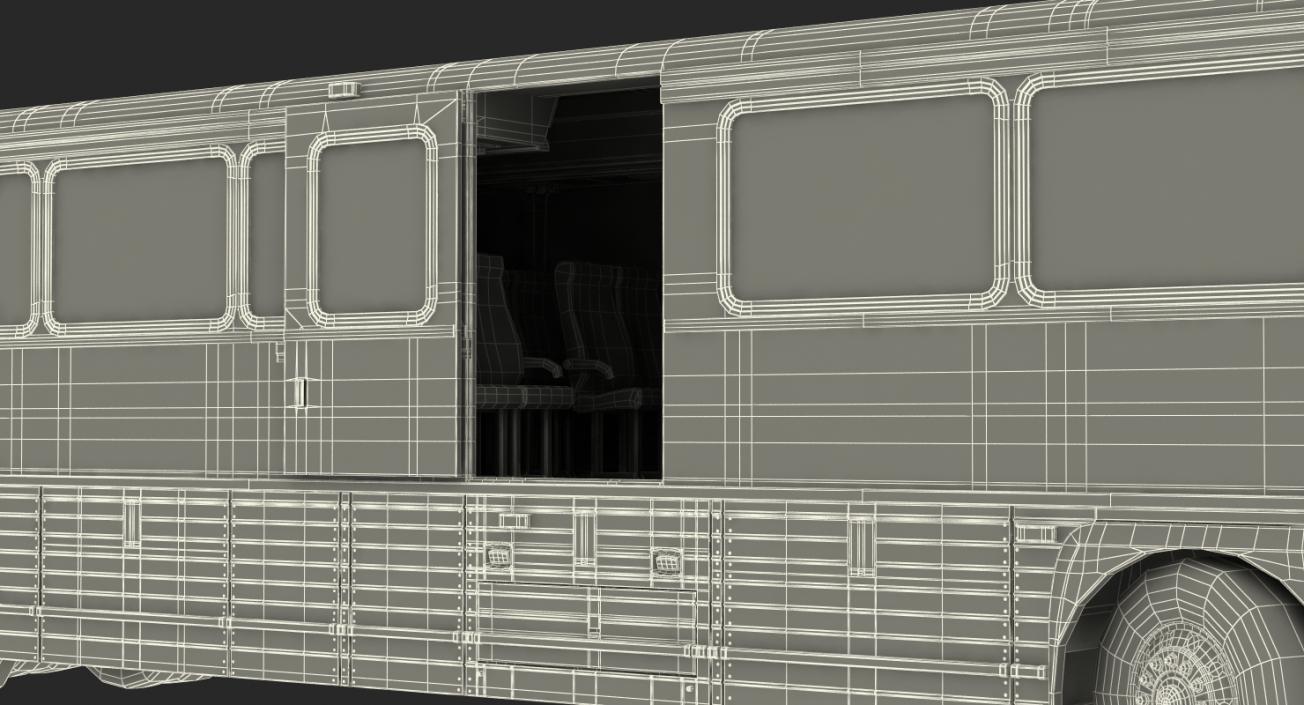 3D Intercity Bus MCI 102DL3 Rigged