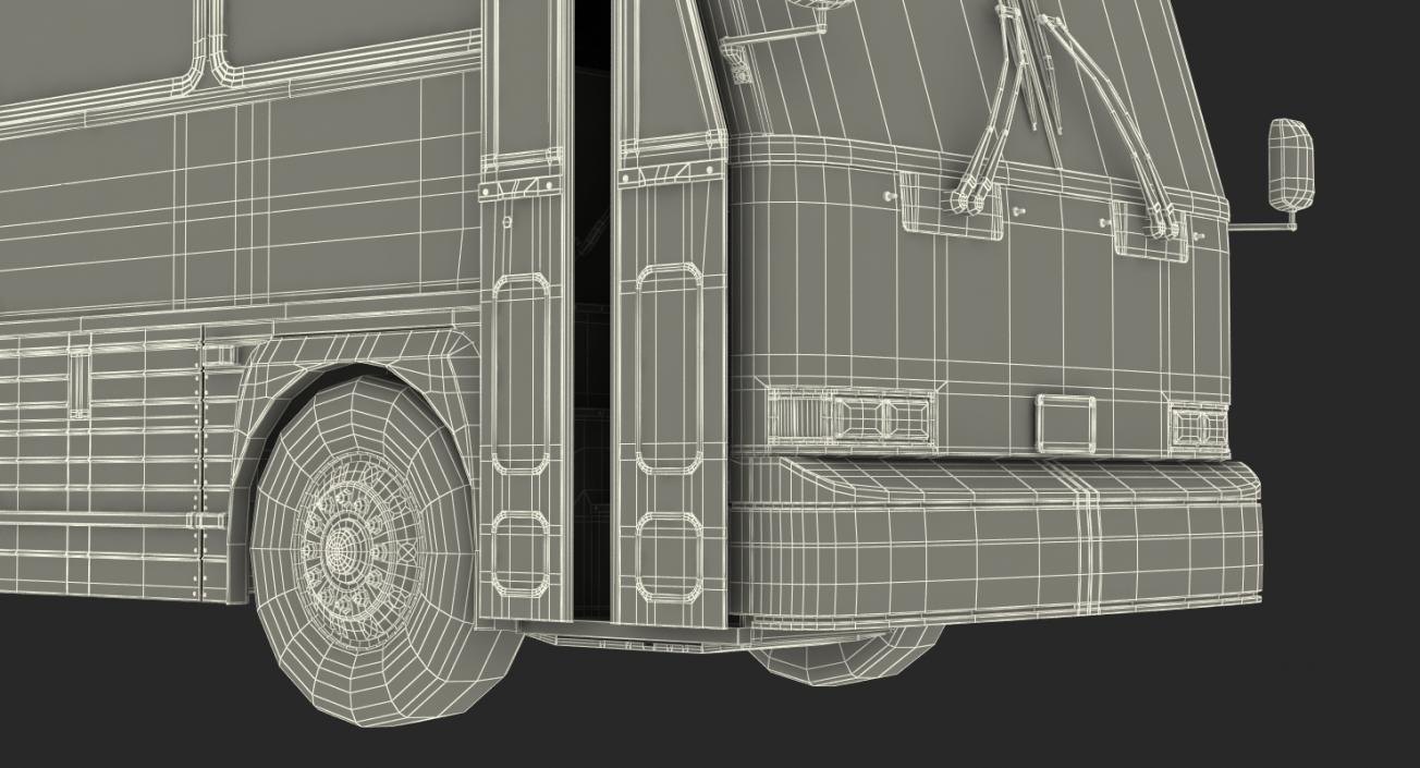 3D Intercity Bus MCI 102DL3 Rigged