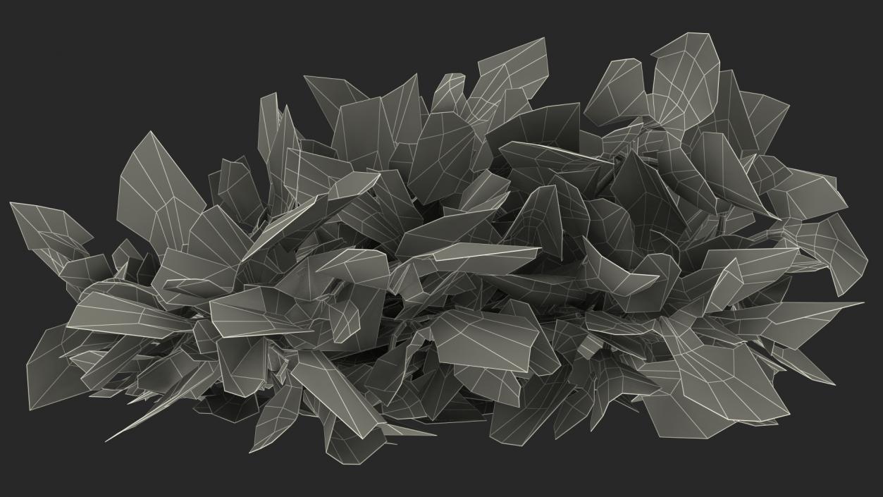 Bunch of Parsley Bandaged Fur 3D model