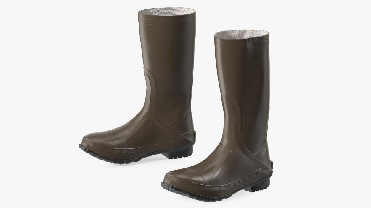 3D Waterproof Rubber Boots model