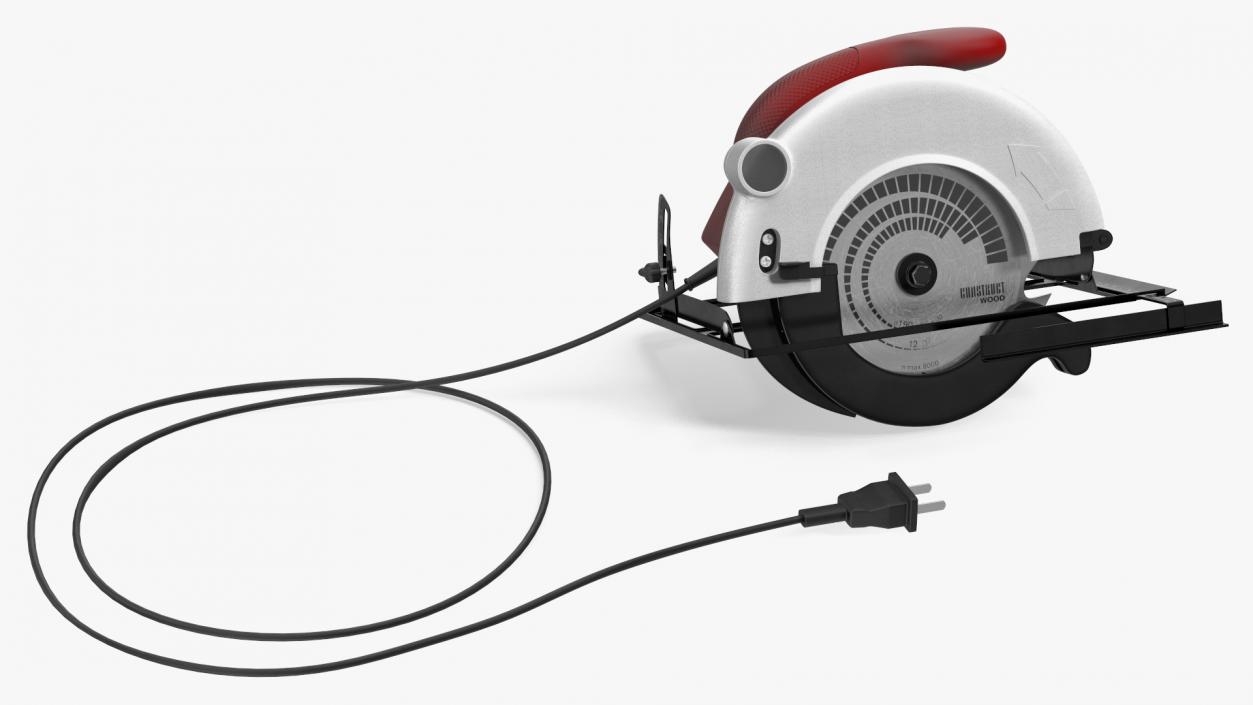 3D Left Blade Circular Saw model