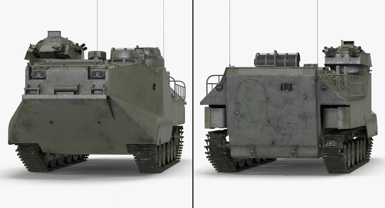 3D Rigged US Tanks Collection