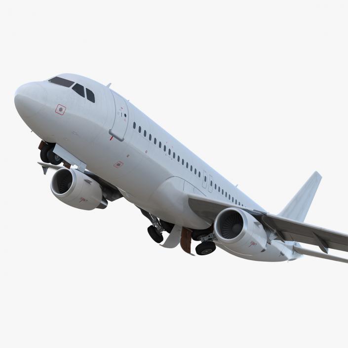 3D Airbus A320 Generic Rigged