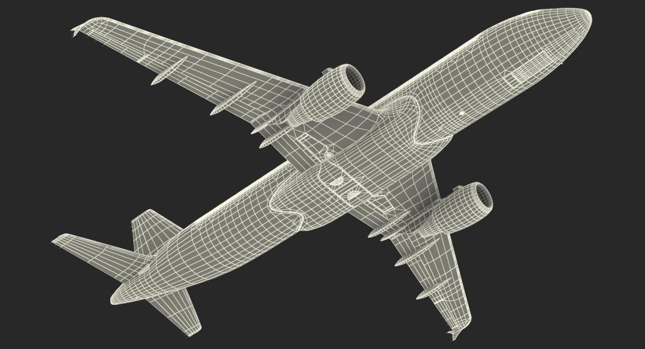 3D Airbus A320 Generic Rigged