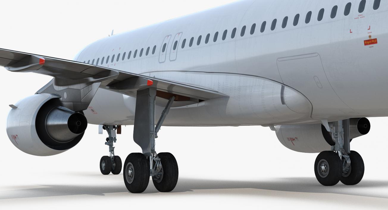 3D Airbus A320 Generic Rigged