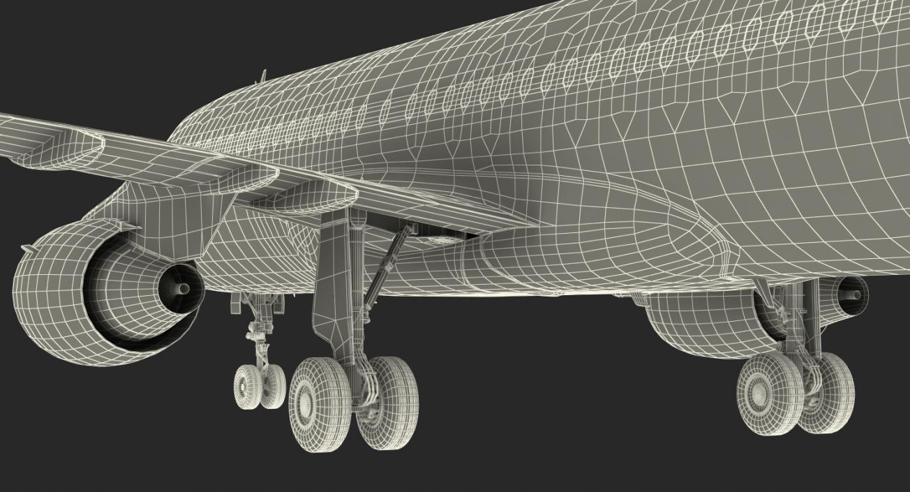 3D Airbus A320 Generic Rigged