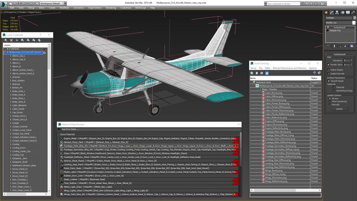 Multipurpose Civil Aircraft 3D