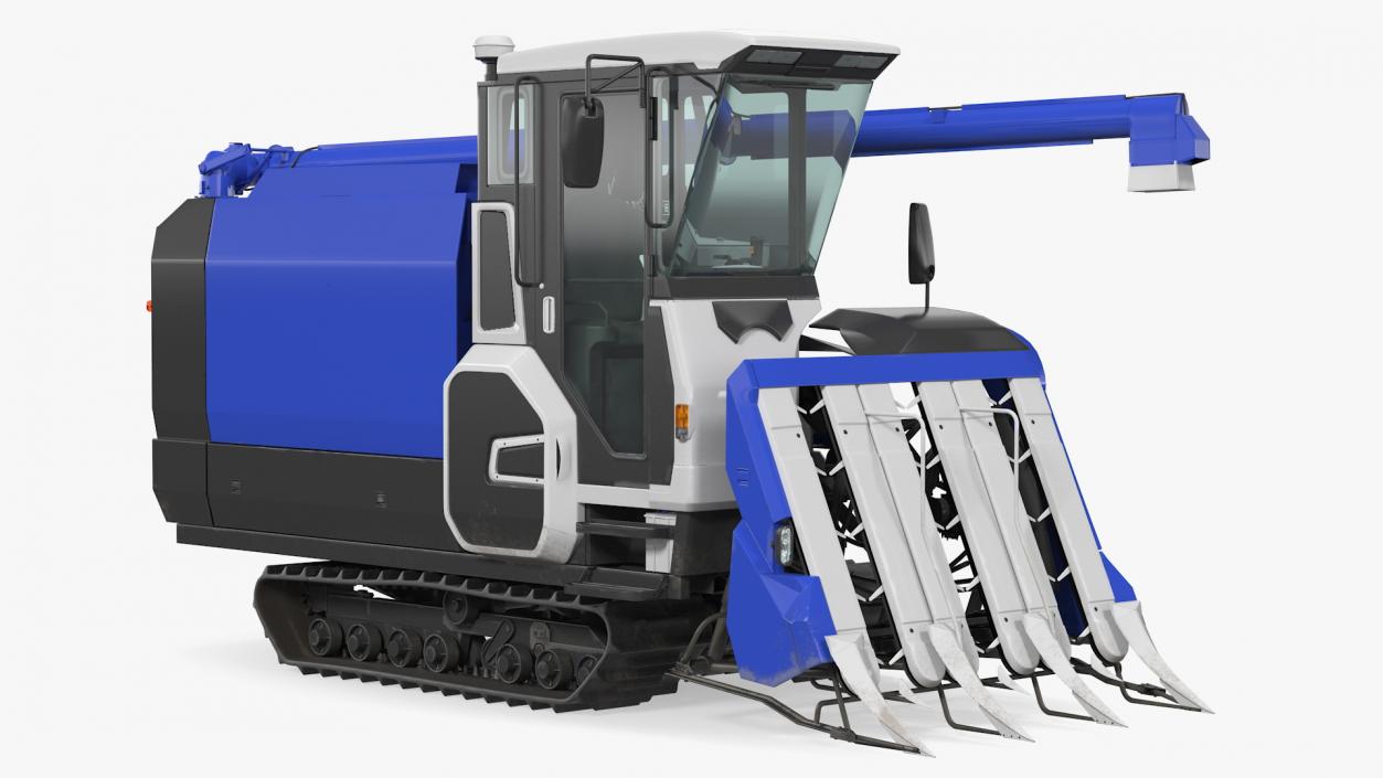 Rice Combine Harvester 3D