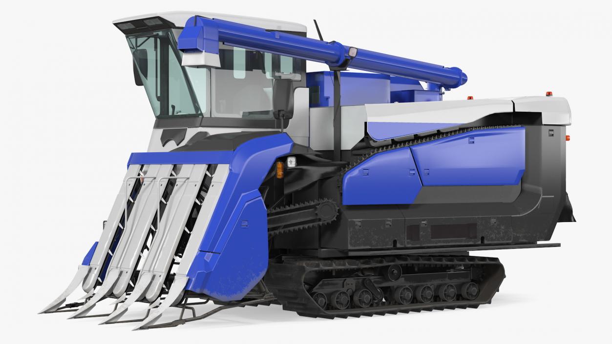 Rice Combine Harvester 3D