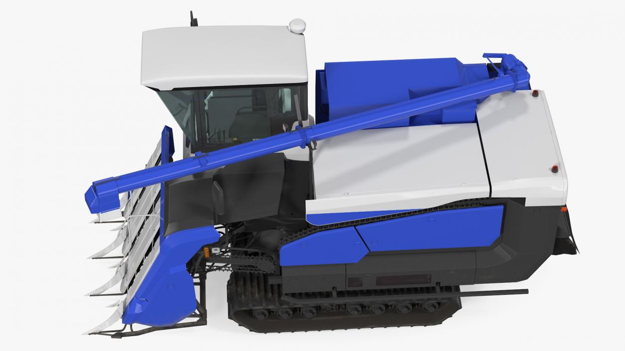 Rice Combine Harvester 3D