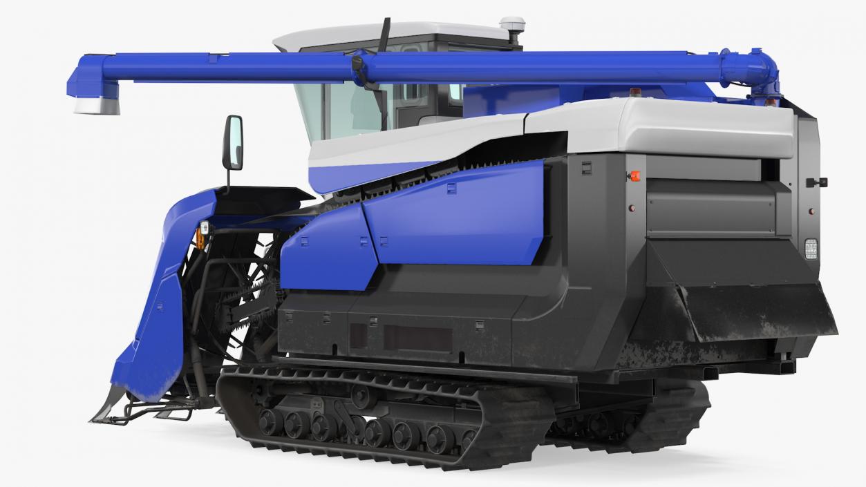 Rice Combine Harvester 3D