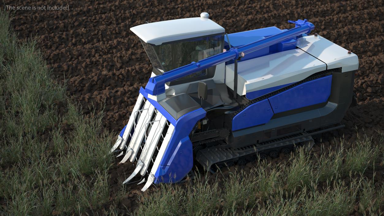 Rice Combine Harvester 3D