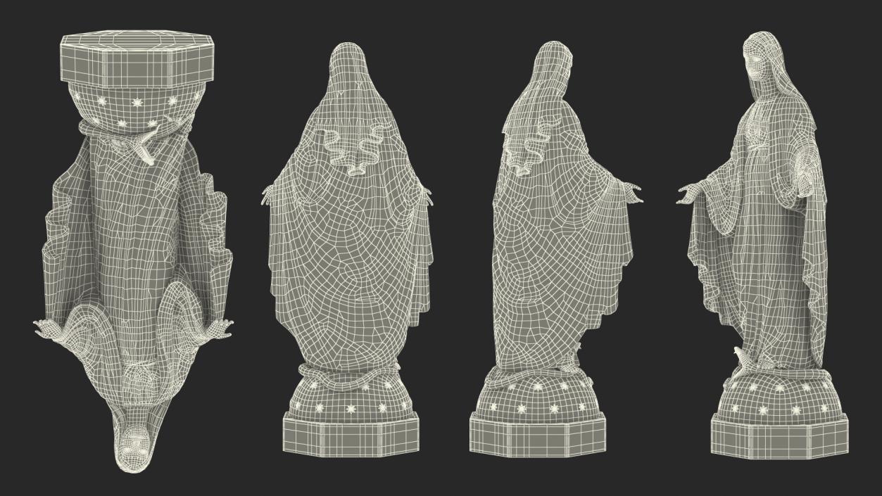 3D Stone Statues Collection 2