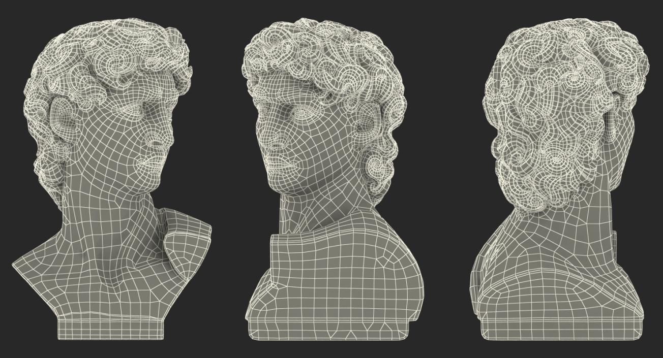 3D Stone Statues Collection 2