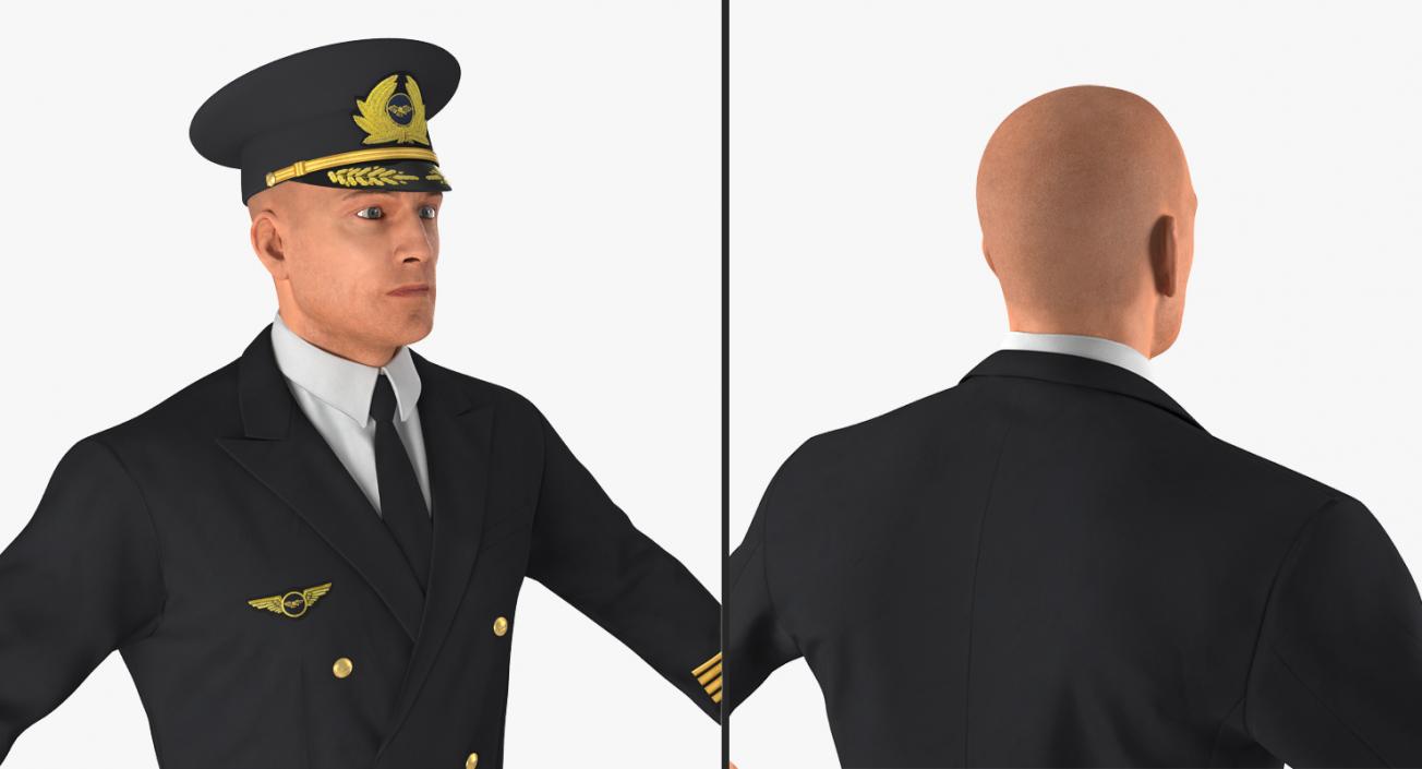 3D Airline Pilot model