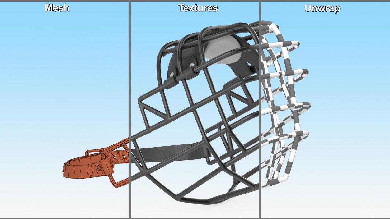 3D Cage Dog Muzzle Labrador 2