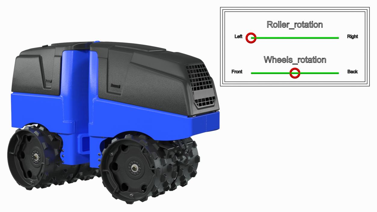 3D model Trench Roller Rigged