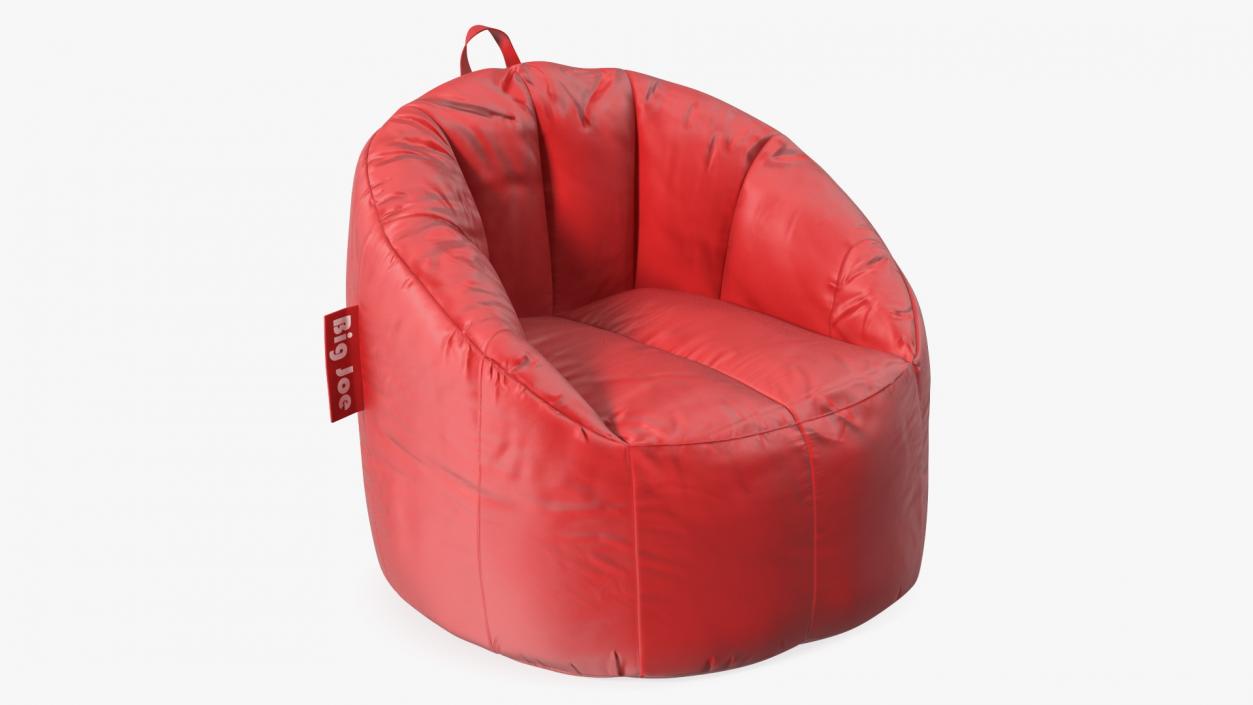 Sack Chair Big Joe Red 3D