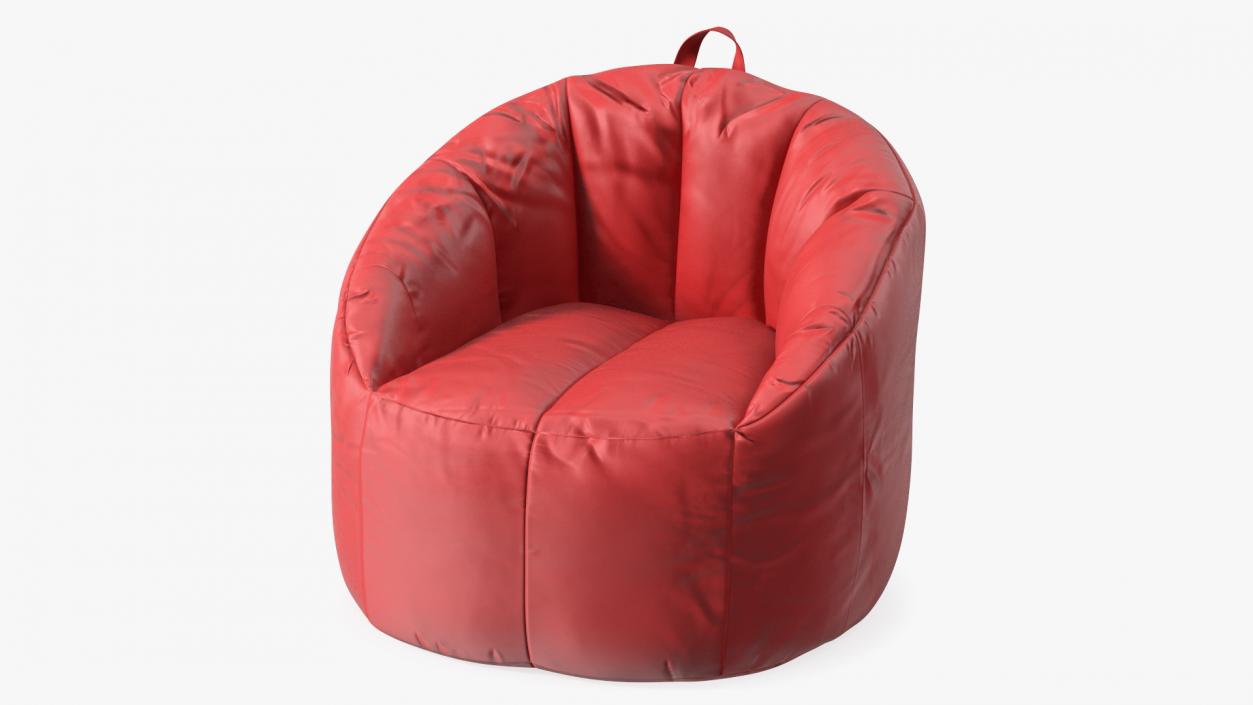 Sack Chair Big Joe Red 3D