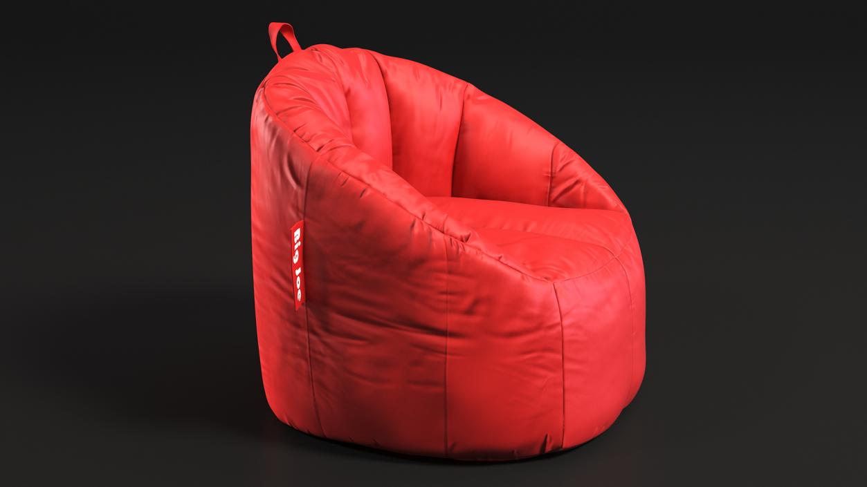 Sack Chair Big Joe Red 3D