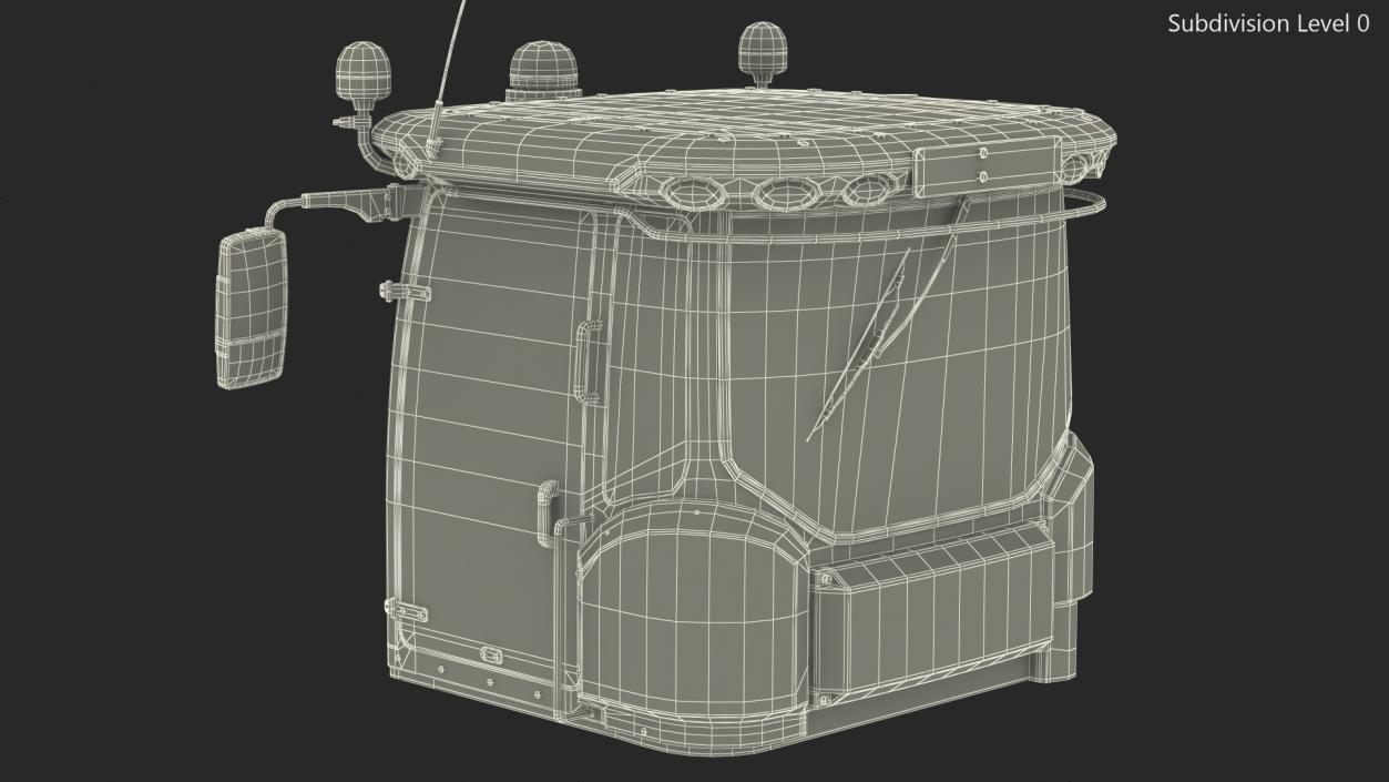 Tractor Cabine 3D model