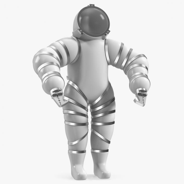 3D Deep Sea Diving Suit White