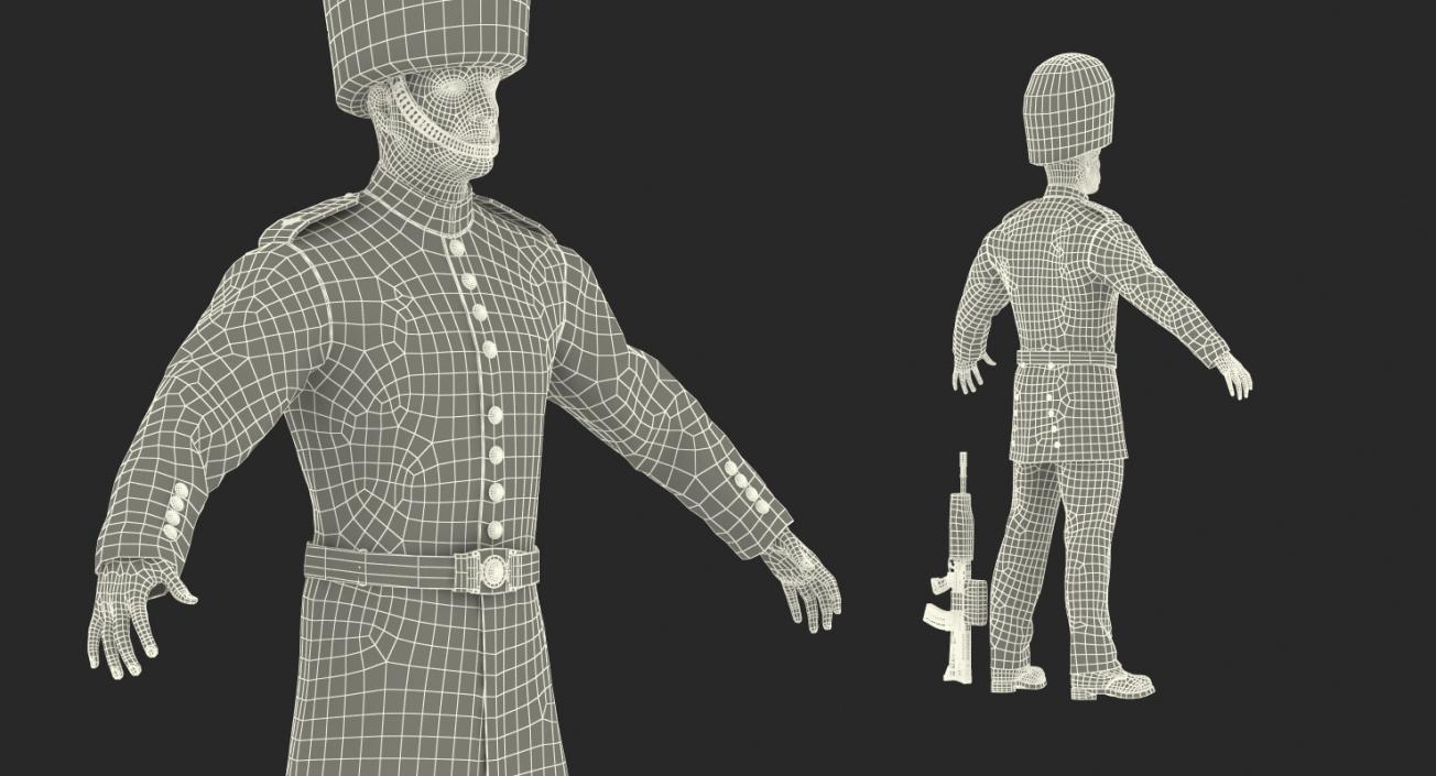 3D model Guard Soldiers Collection