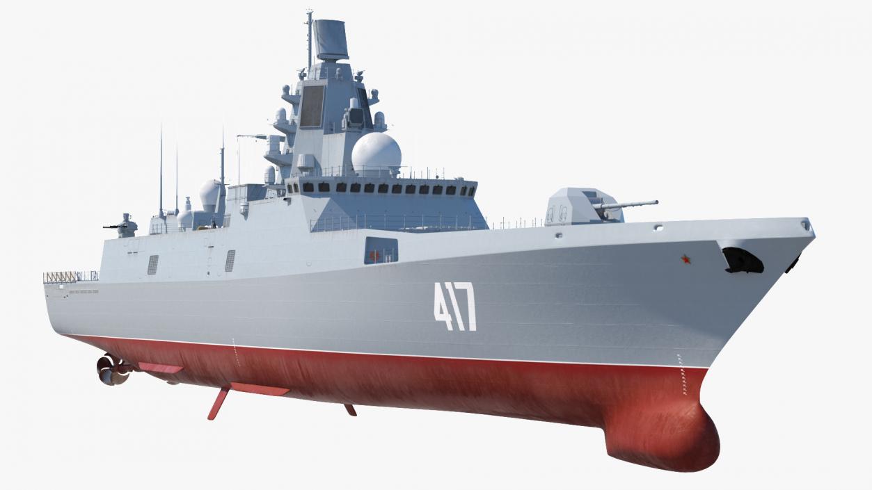 Russian Frigate Admiral Gorshkov 3D