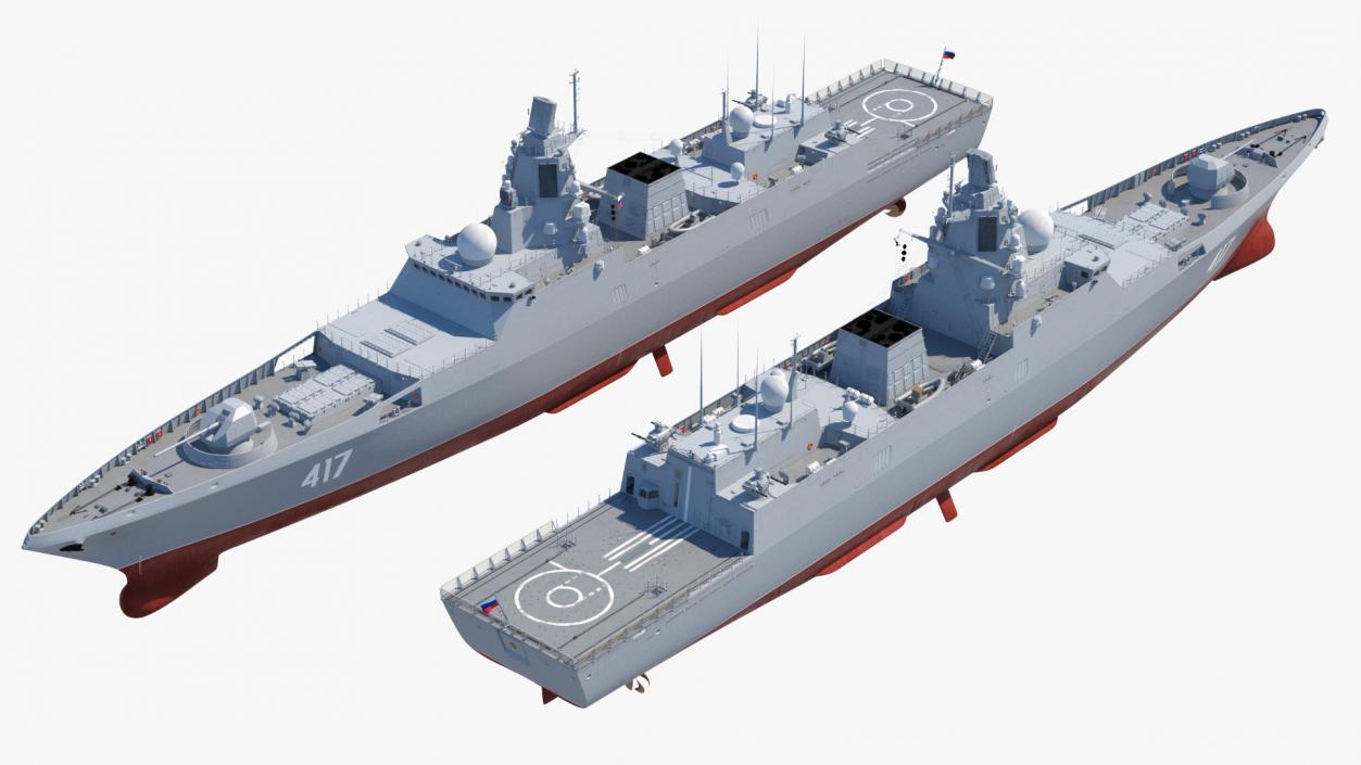 Russian Frigate Admiral Gorshkov 3D