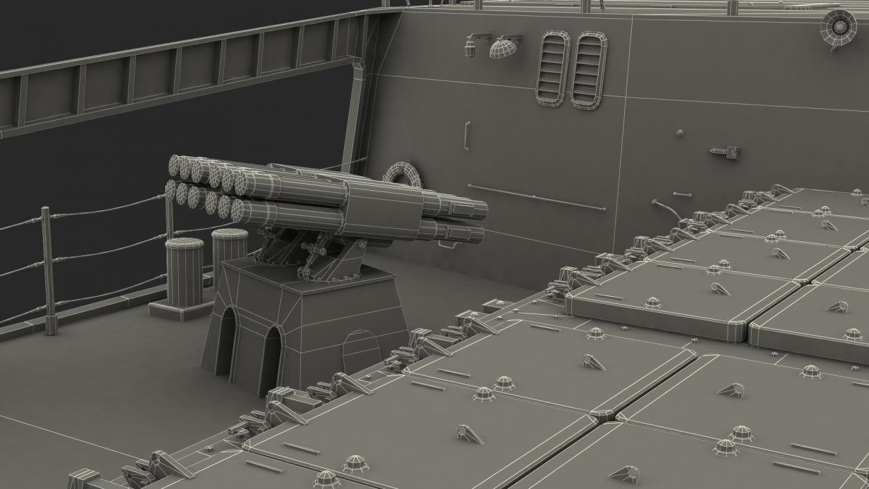 Russian Frigate Admiral Gorshkov 3D