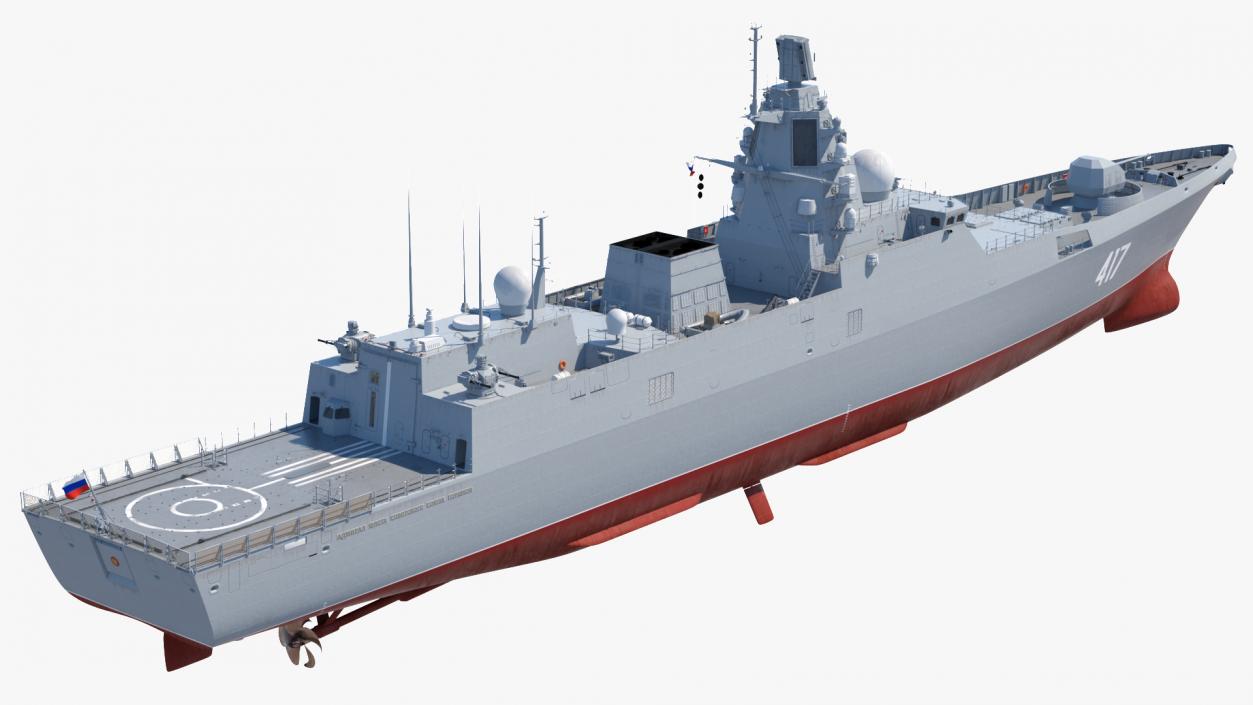 Russian Frigate Admiral Gorshkov 3D