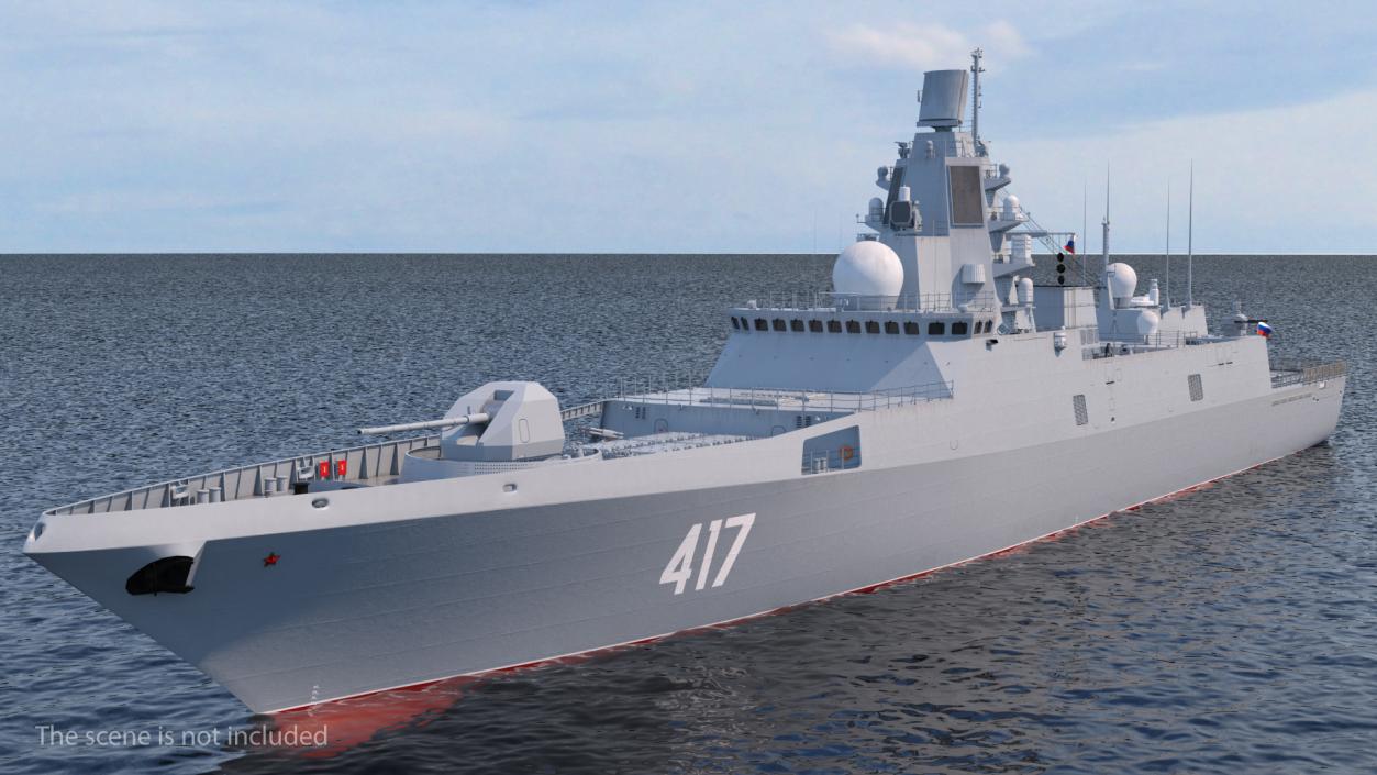 Russian Frigate Admiral Gorshkov 3D