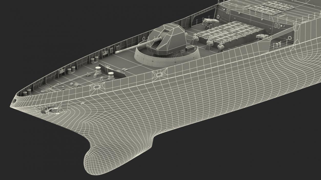 Russian Frigate Admiral Gorshkov 3D