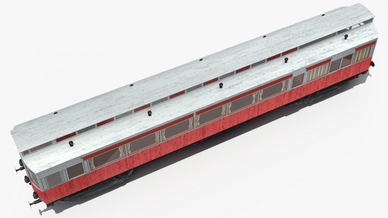 3D 1903 North Eastern Railway Electric Autocar model