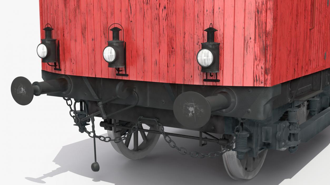 3D 1903 North Eastern Railway Electric Autocar model