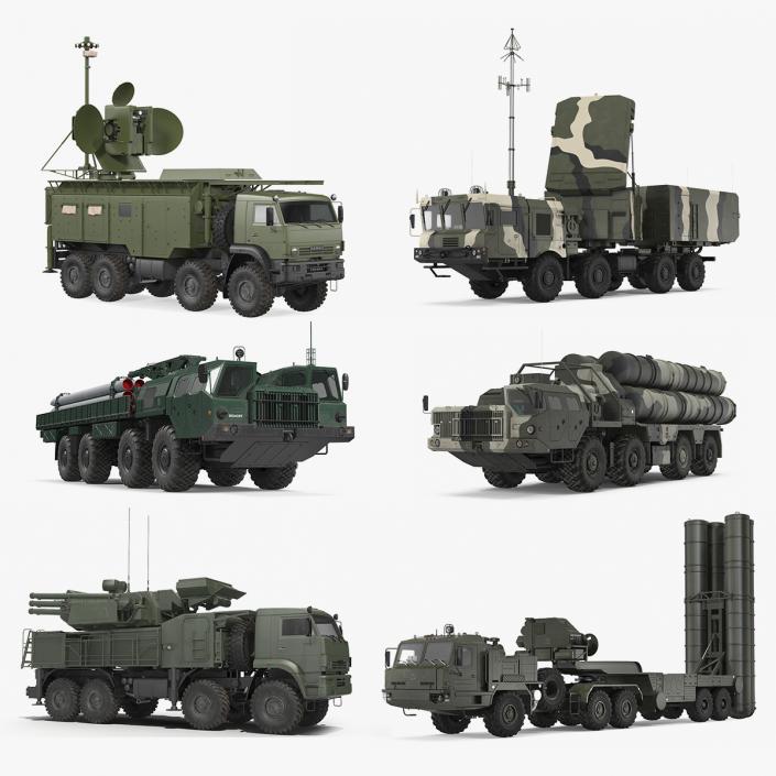 3D Russian Missile Systems Collection 3