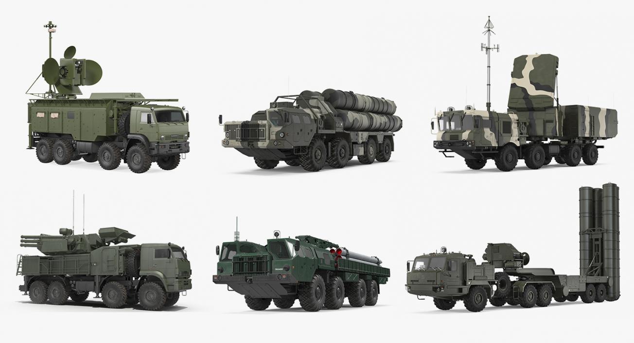 3D Russian Missile Systems Collection 3