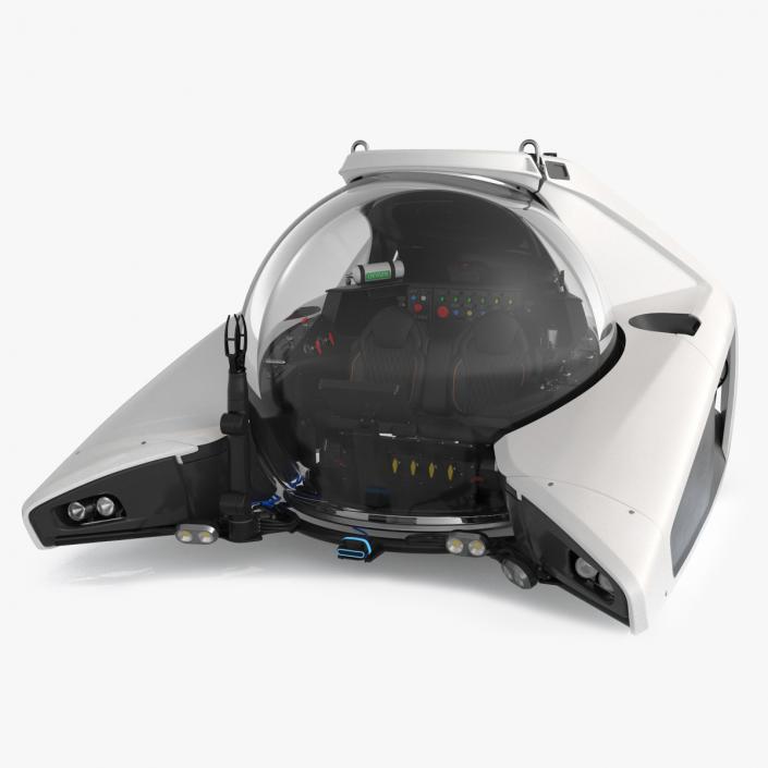 3D U-Boat Worx NEMO Personal Submarine White 2 model