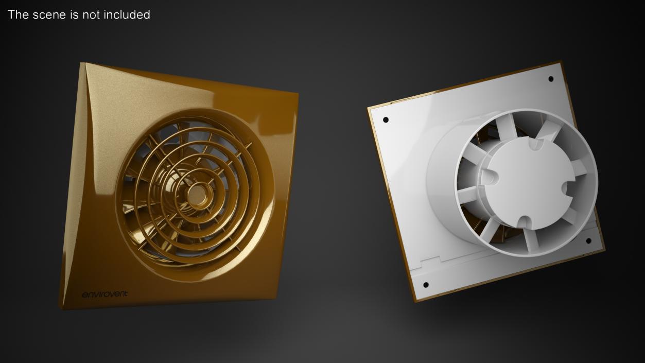 3D Extractor Fan EnviroVent Bronze