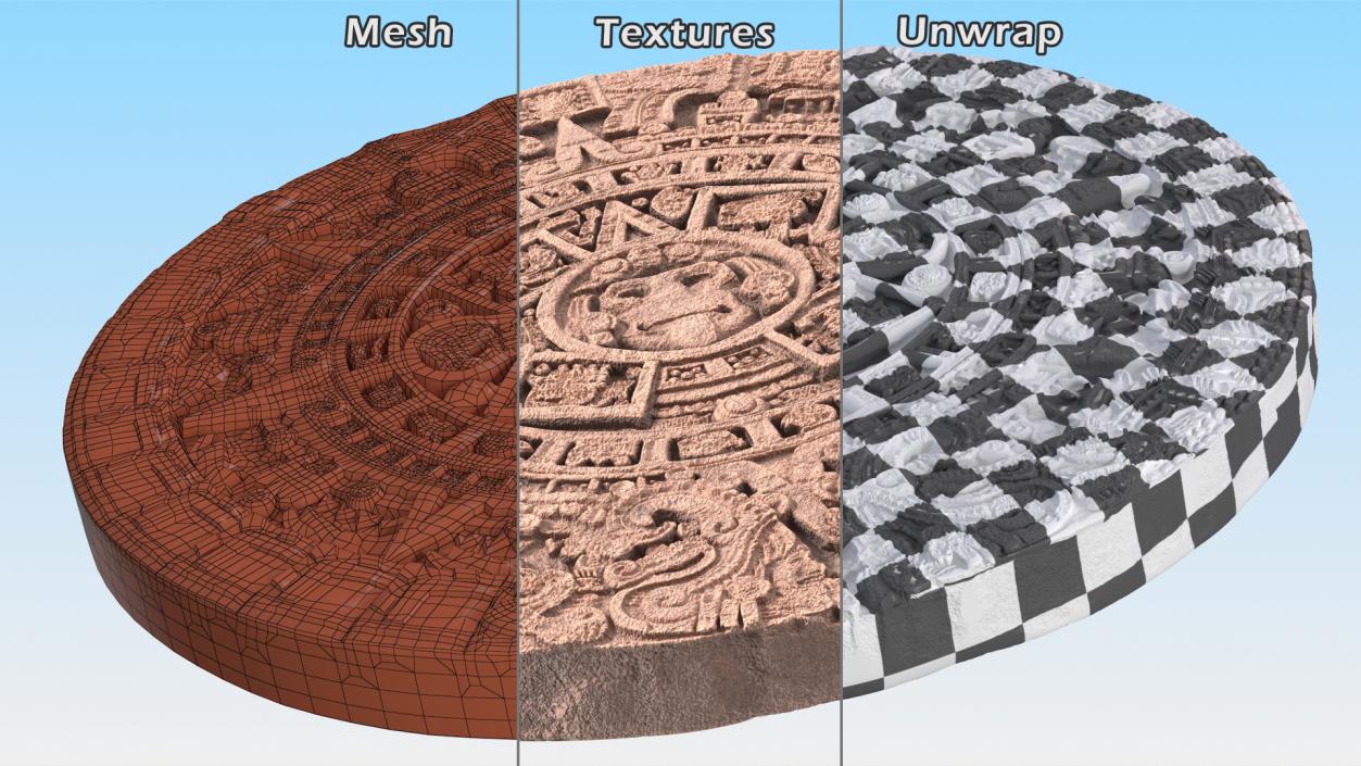 Mayan Calendar 3D model