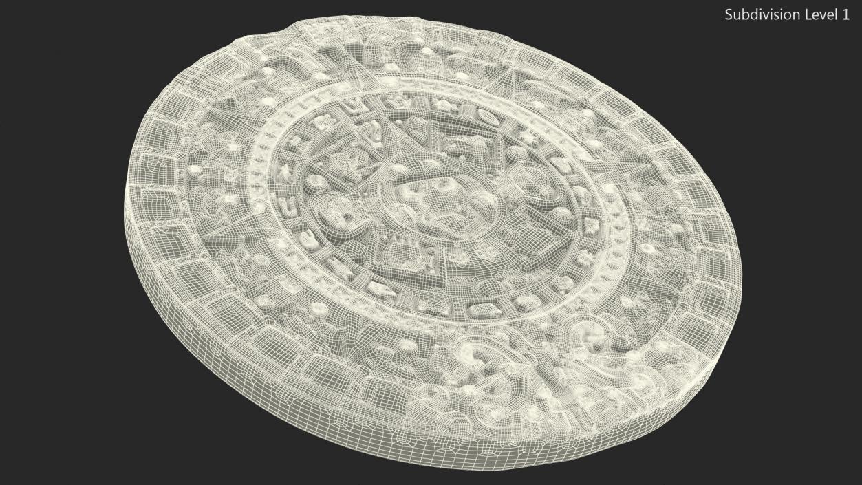 Mayan Calendar 3D model