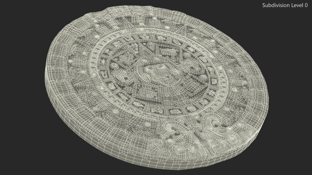 Mayan Calendar 3D model