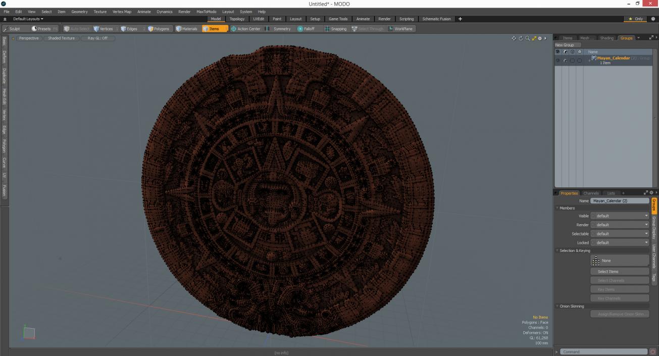 Mayan Calendar 3D model